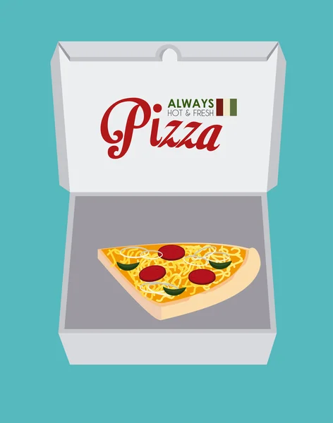 Pizza projektu, ilustracji wektorowych. — Wektor stockowy