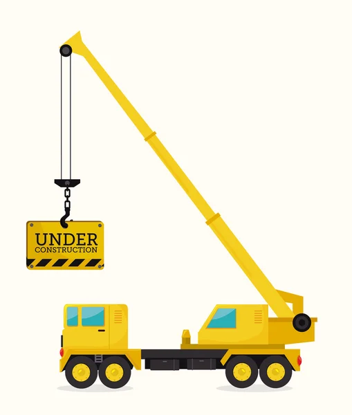 Construction design, vector illustration. — Stock Vector