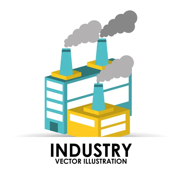 Industry building — Stock Vector