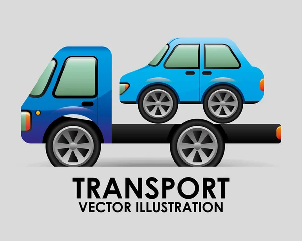 Véhicule de transport — Image vectorielle