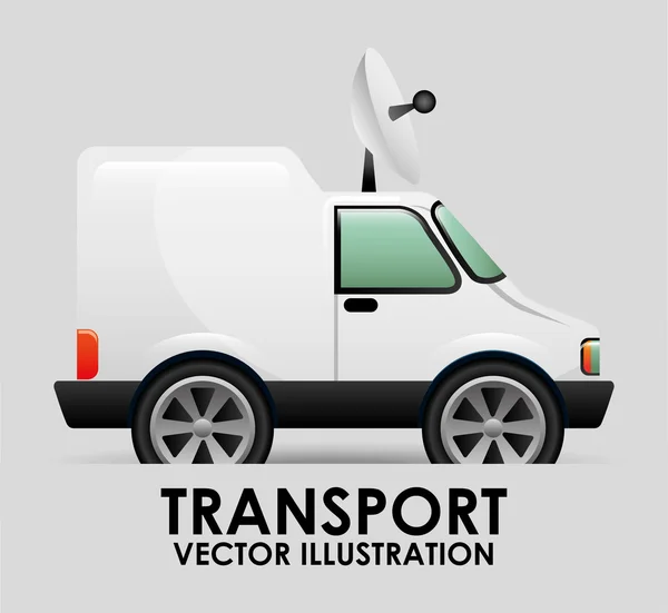 Vehículo de transporte — Vector de stock