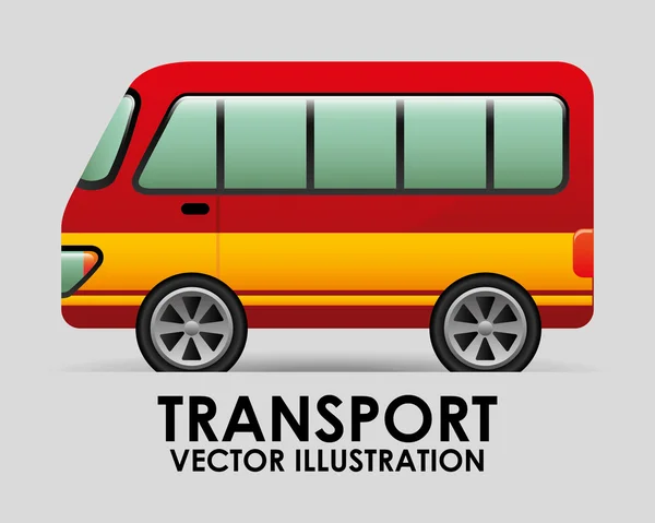 Véhicule de transport — Image vectorielle