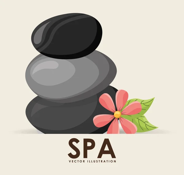 Poster spa — Stock Vector