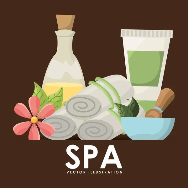 Poster spa — Stock Vector