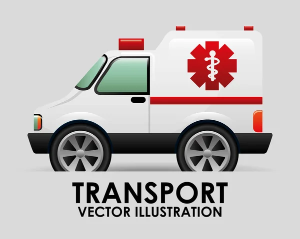 Véhicule de transport — Image vectorielle