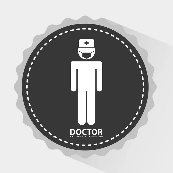Doktor-Ikone — Stockvektor