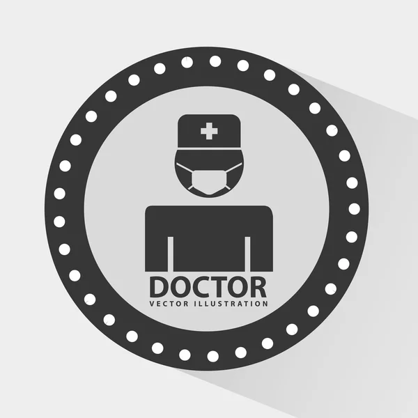 ไอคอนหมอ — ภาพเวกเตอร์สต็อก