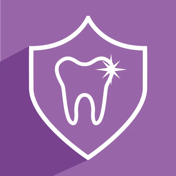 Design de cuidados dentários — Vetor de Stock