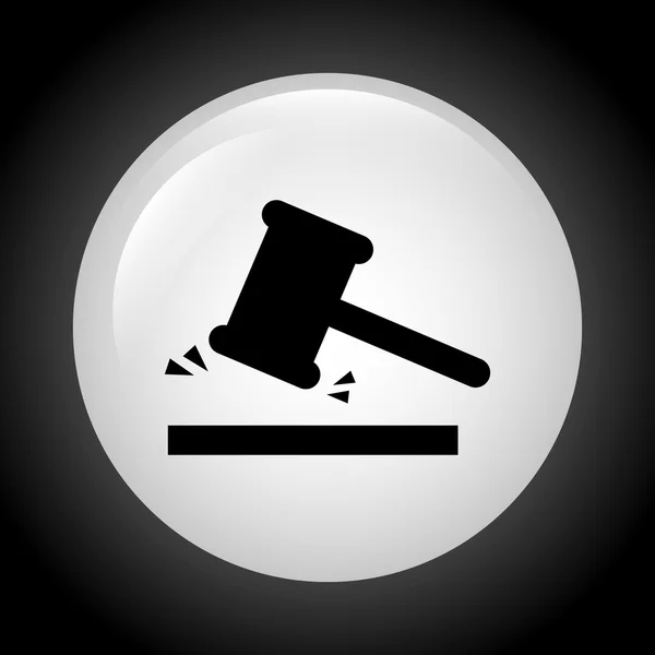 Justice icon — Stock Vector