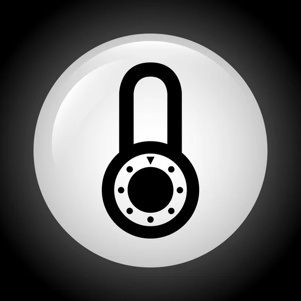 Bezpečnostní ikony designu — Stockový vektor
