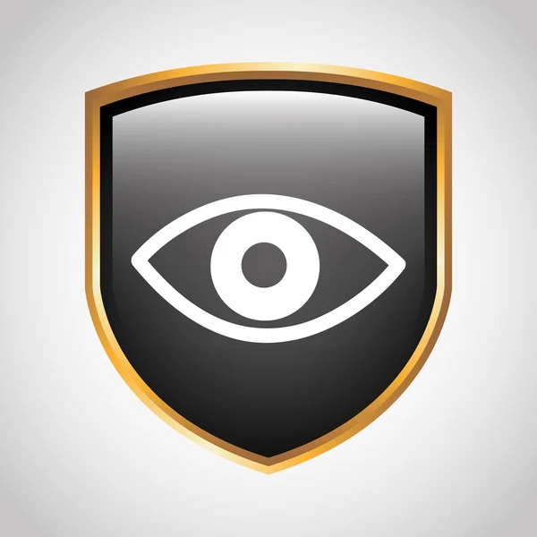 Oční štít — Stockový vektor