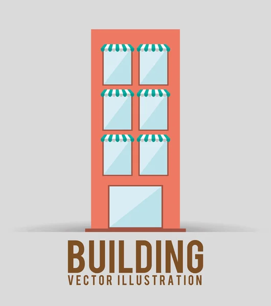 Diseño de edificios — Archivo Imágenes Vectoriales