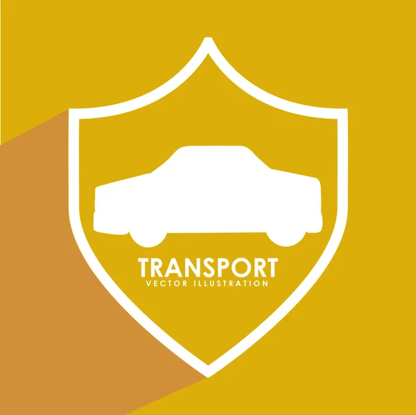 Señal de transporte — Vector de stock