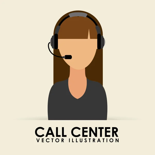 Call Center — Stockvektor