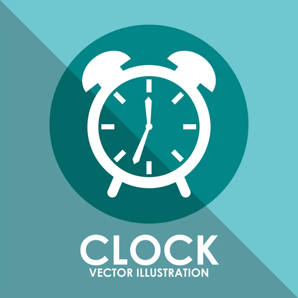 Icono del reloj — Vector de stock