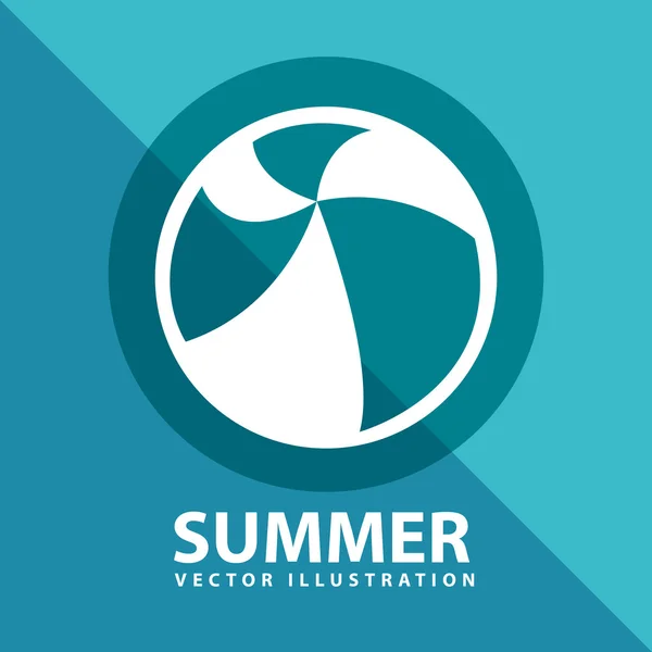 夏のデザイン — ストックベクタ
