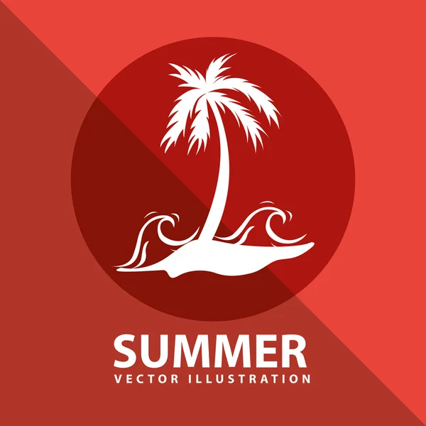 Diseño de verano — Archivo Imágenes Vectoriales