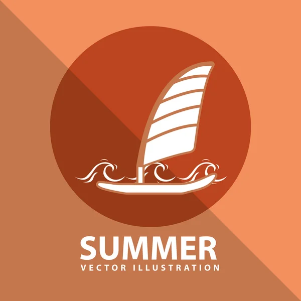 Design de verão — Vetor de Stock