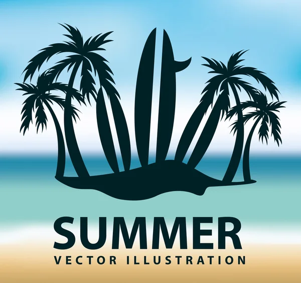 Zomer ontwerp — Stockvector