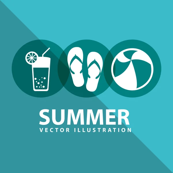 Zomer ontwerp — Stockvector