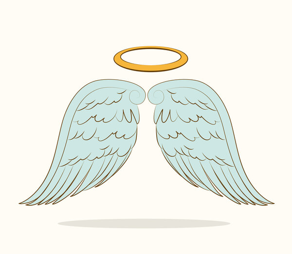 Angel design, vector illustration.