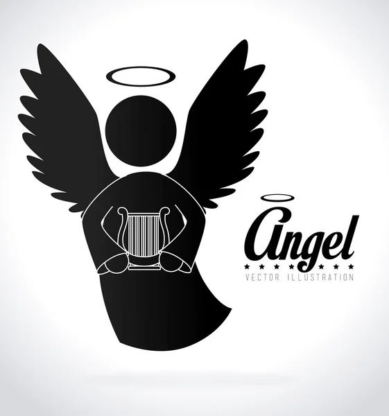 Angel design, vektor illustration. — Stock vektor