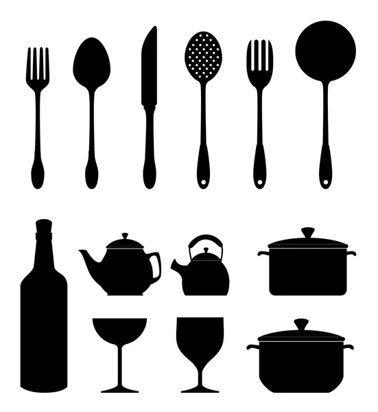 Design della cucina — Vettoriale Stock