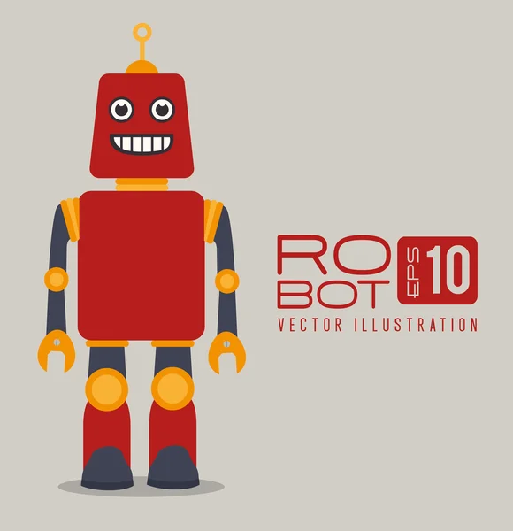 Robot design — Stock Vector