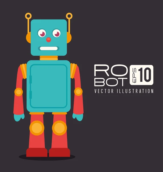 Diseño del robot — Vector de stock