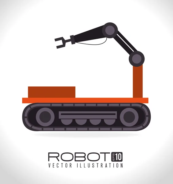 Diseño del robot — Vector de stock