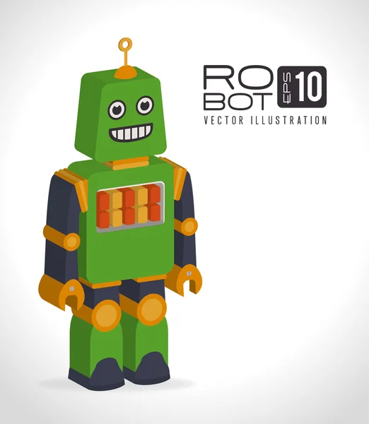 Robot design — Stock Vector