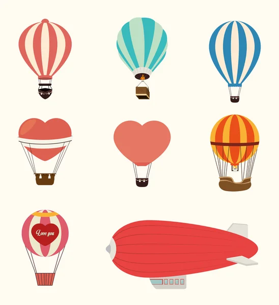 Airballoon 디자인 — 스톡 벡터