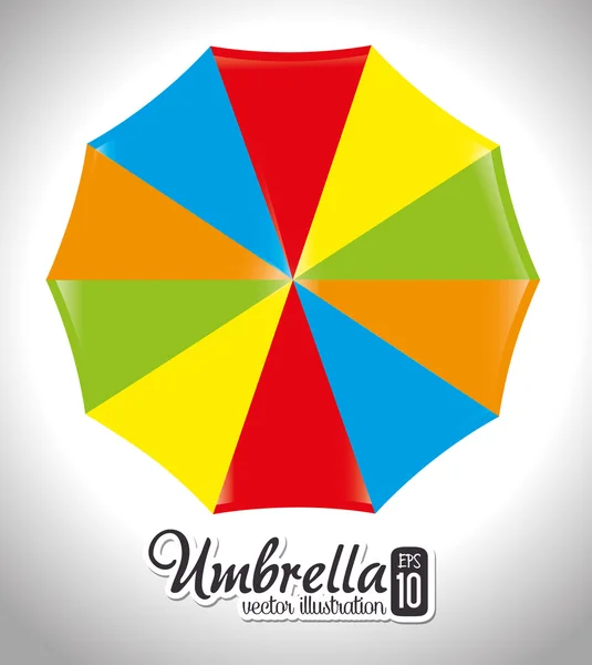 Conception de parapluie — Image vectorielle