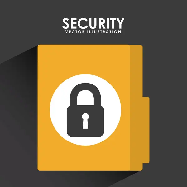 Icono de seguridad — Vector de stock