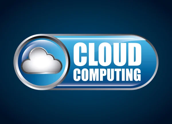 Cloud computing — Stockvector