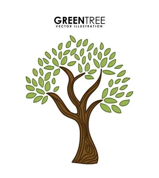 Green tree — Stock Vector