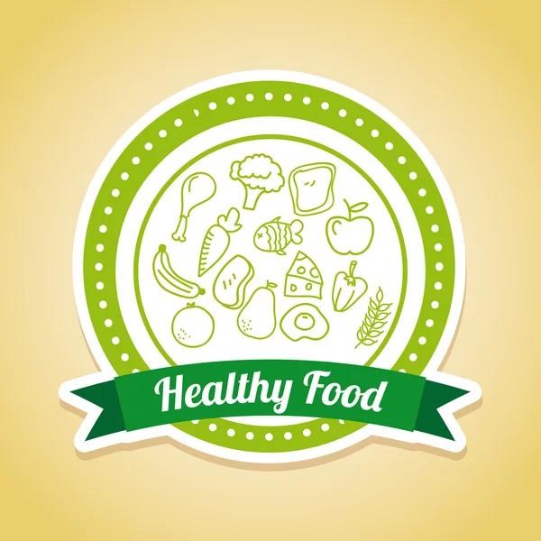 Healthy food — Stock Vector