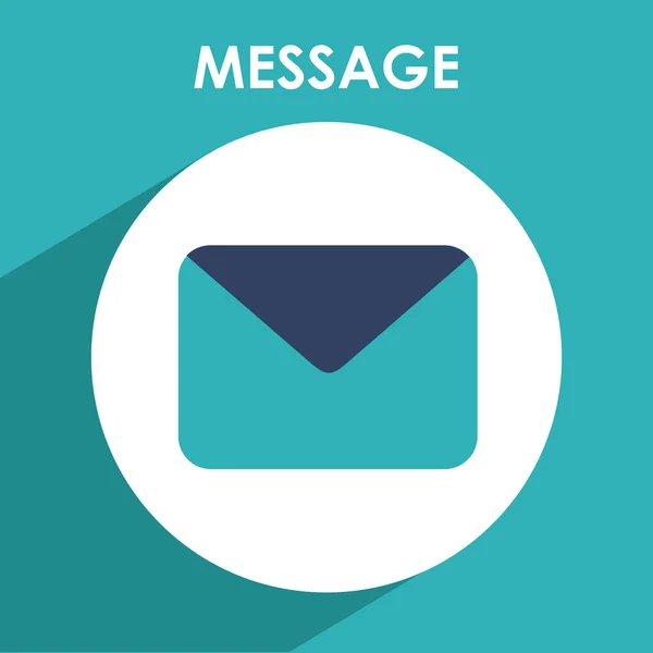 Icono de mensaje — Archivo Imágenes Vectoriales