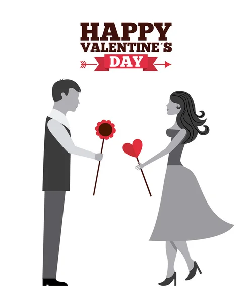 Love day — Stock Vector