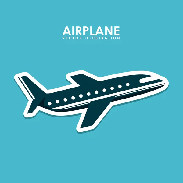 Airplane utazás — Stock Vector