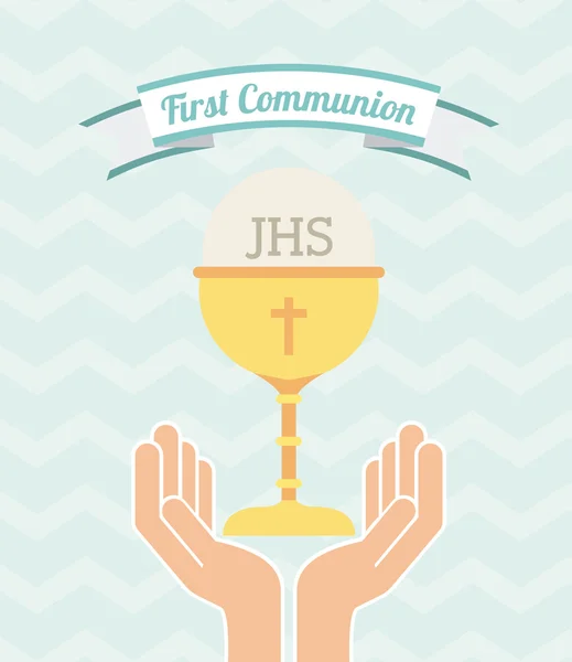 First communion — Stock Vector