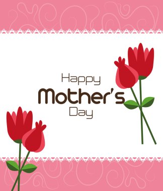 Anne tasarım, vektör çizim.