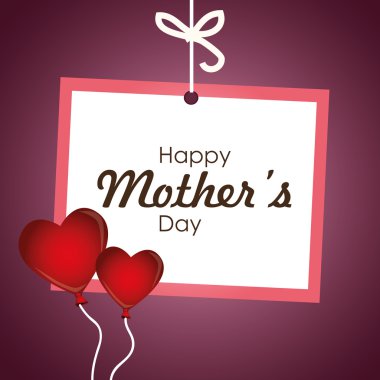 Anne tasarım, vektör çizim.