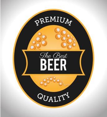 Bira tasarım, vektör çizim.