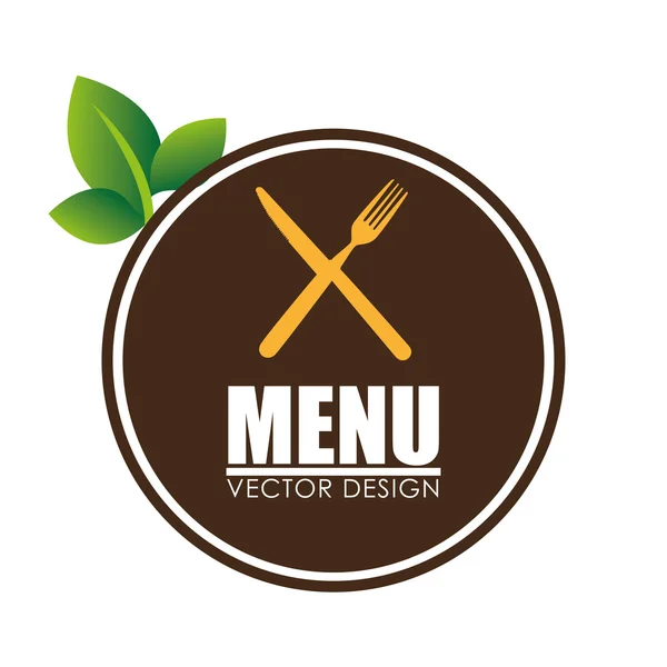 Food design, vector illustration — Stock Vector