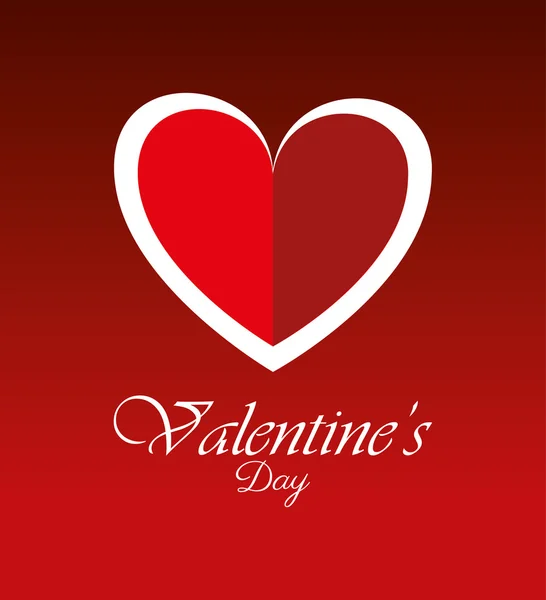 San Valentino design, illustrazione vettoriale . — Vettoriale Stock