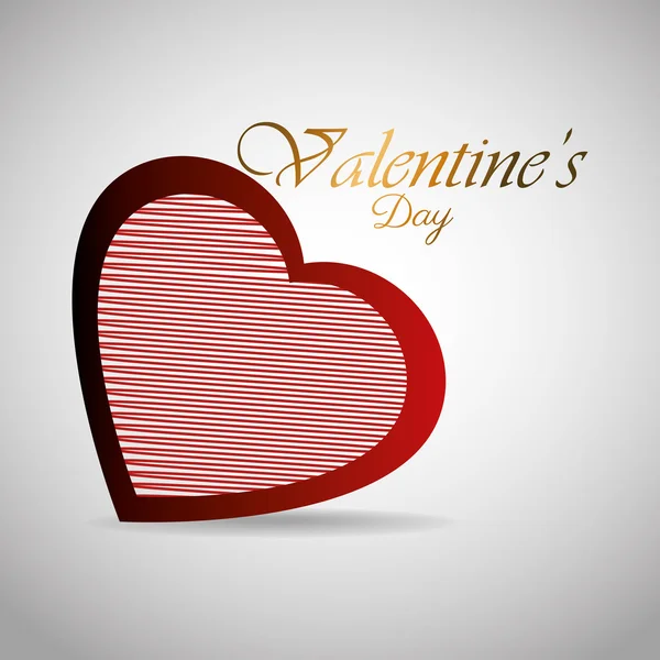 Valentines day design, vector illustration. — Stock Vector