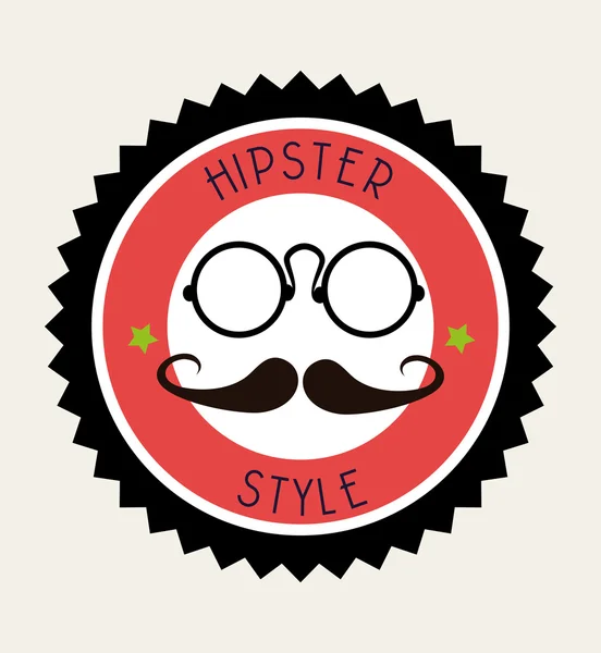 Conception Hipster, illustration vectorielle . — Image vectorielle