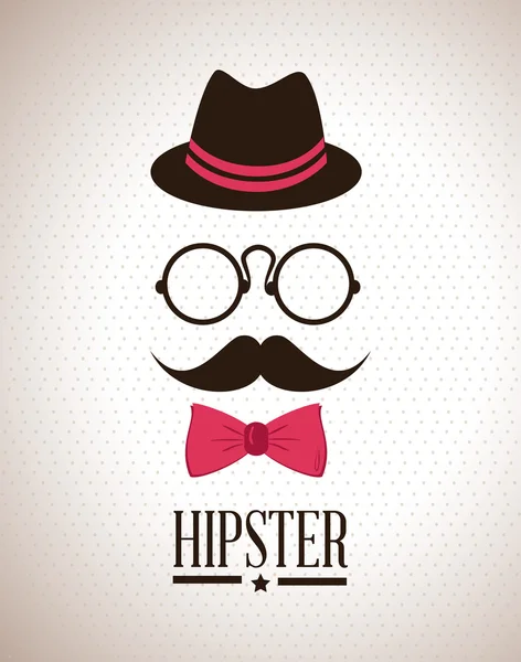 Conception Hipster, illustration vectorielle . — Image vectorielle