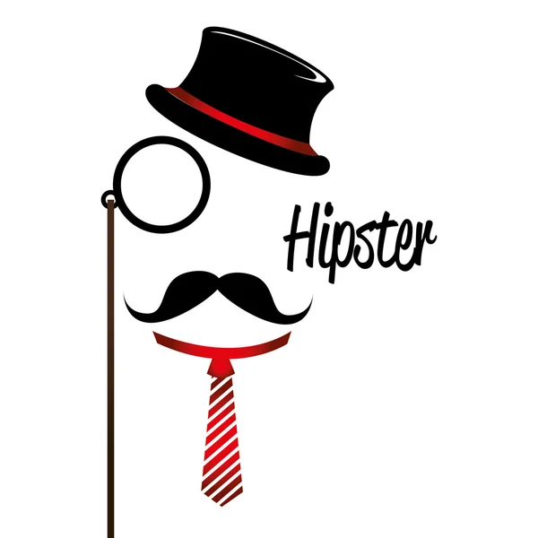 Conception Hipster, illustration vectorielle . — Image vectorielle